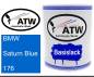 Preview: BMW, Saturn Blue, 176: 1L Lackdose, von ATW Autoteile West.